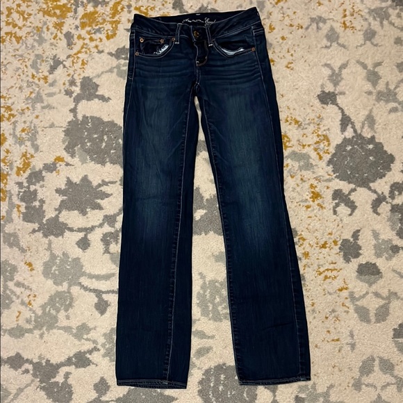 Women's Dark Blue Jeans - Picture 1 of 1